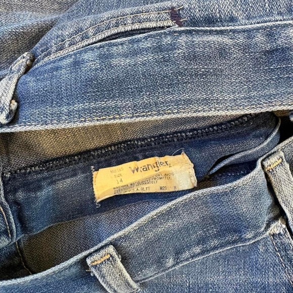 Vintage 1980s Wrangler Jeans Measure 30x32 - Picture 2 of 6